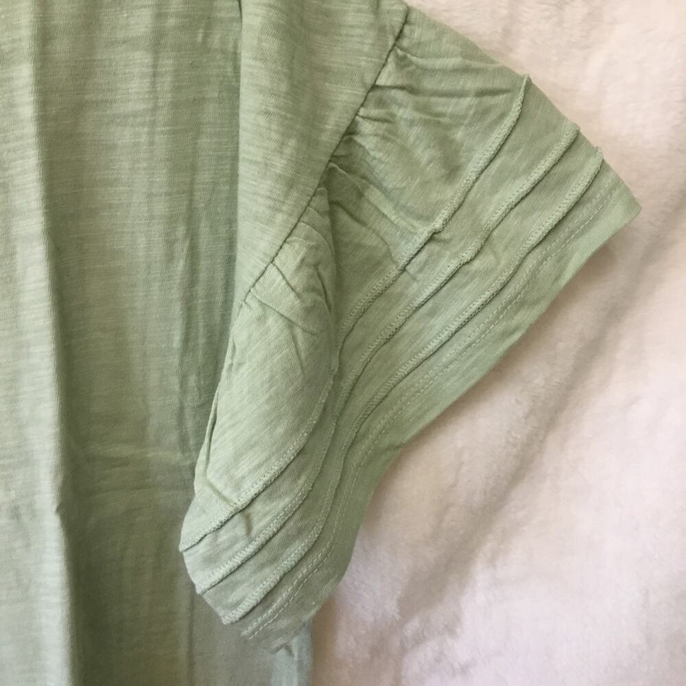 GAP Factory Green Easy Bell Sleeve T-Shirt - Picture 8 of 11